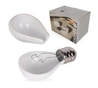 Fisura Original Bulb Ashtray, Funny Ceramic Ashtray with Bulb Shape for Kitchen, Outdoor or Indoor, Ceramic, Dimensions: 13 cm x 8 cm.