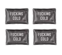 Fisura - Original Hand Warmer. Mini Hand Warmer Original Gel Reusable Pocket Warmer Outdoor Activities (4 units, Cold, black)