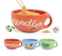 Fisura - Original Ramen Bowl Noodles. 680 ml Japanese-Style Soup Bowl. Made of Ceramic for Ramen, Pho, Udon and Soba. 19.5 cm x 8.5 cm
