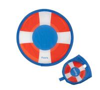 Fisura - Original Roun Folding Fan Float Handheld Foldable Fan. Blue float Frisbee. 1 Unit. Portable for Parties. 20 cm.
