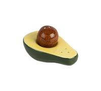 Fisura - Original Salt and Pepper Shaker. Salt and Pepper Set for The Table. Set of Ceramic Salt and Pepper shakers. (Avocado)