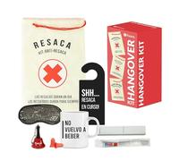 Fisura - Spanish Hangover Kit - Gift Kit for Weddings, Birthdays and Parties - Unisex Survival Kit - Funny Gift for Friends - 8 Products
