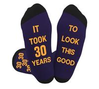 fiszdovb 30th Birthday Gifts for Men Husband Boyfriend Him Presents for 30th Birthday Gift Ideas, Funny 30 Year Old Gifts Man Son Grandson Friend, Novelty Socks for 30 Year Old Brother Uncle Dad