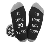 fiszdovb 30th Birthday Gifts for Men Husband Boyfriend Him Presents for 30th Birthday Gift Ideas,Funny 30 Year Old Gifts Man Son Grandson Friend,Novelty Socks Present for 30 Year Old Dad Uncle Brother