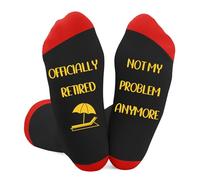fiszdovb Funny Retirement Gifts for Men, Novelty Socks Retirement Gift Ideas, Retired Presents for Colleague Grandad Teacher Dad Husband Brother Retired Gifts Fathers Day Christmas Stocking Fillers