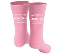 fiszdovb Godmother Gifts for Birthday,Novelty Socks Godmother Presents for Proposal Baptism,Christmas Mothers Day Xmas Thank You Gifts Ideas for God Mothers Godparent from Godson Goddaughter