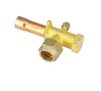 Fit 15.8mm O.D Copper Tube 3 Ways Air Conditioner Angle Stop Valve YZWRWRMKTB