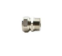 Fit 20/25mm ID/OD PEX-AL-PEX Tube x 1" BSPP Male Nickel Plated Brass Pipe Fitting Coupling Connector Adapter