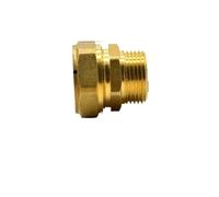 Fit 26/32mm ID/OD PEX-AL-PEX Tube x 1" BSPP Male Brass Pipe Fitting Coupling Connector Brass Hose
