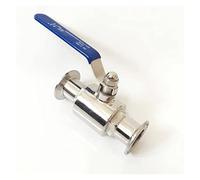 Fit 38mm 1-1/2inch Pipe x 1.5inch Tri Clamp Ball Shut Off Valve SUS316L Stainless