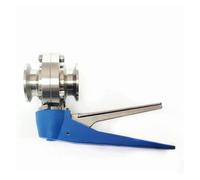 Fit 51mm Pipe OD x 2" Tri Clamp Flow Control Valve SUS 316L Stainless Brewing