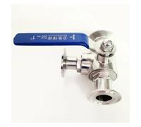 Fit 51mm Pipe OD x 2" Tri Clamp T-Port Ball Valve SUS 304 Stainless Beer Brewing Home