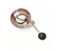 Fit 57mm 2.25" Pipe OD x 2.5" Tri Clamp Flow Control Valve SUS 304 Stainless Beer Brewing Home
