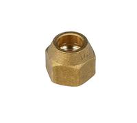 Fit 6 8 10 12 16 19 mm Tube OD Flare Nut Brass M12 M14 M16 M18 M22 M27 Metric Female Thread Nut for Air Conditioner(8mm M14x1.5mm,5 PCS_Metric Female)