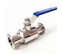 Fit 63mm Pipe OD x 2.5" Tri Clamp Ball Shut Off Valve SUS 304 Stainless Beer Brewing Home
