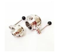 Fit 63mm Pipe OD x 2.5" Tri Clamp Flow Control Valve SUS 316L Stainless Beer Brewing Home