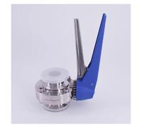 Fit 63mm Pipe OD x 2.5" Tri Clamp Squeeze Trigger Flow Control Valve SUS 304 Stainless Brewing