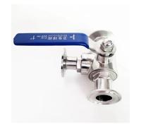 Fit 63mm Pipe OD x 2.5" Tri Clamp T-Port Ball Valve SUS 304 Stainless Beer Brewing Home