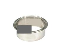 Fit 89mm Tube O/D x 3.5" Tri Clamp 106mm Ferrule O/D x 40mm Height 304 Stainless Steel Weld Pipe Fitting