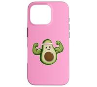Fit Avocado with Keto Muscles Case for iPhone 16 Pro