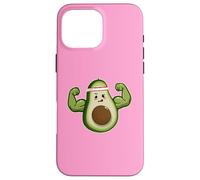 Fit Avocado with Keto Muscles Case for iPhone 16 Pro Max