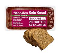 Fit bakes Keto Bread 2g Carbs 7g Protein, Diabetic, Multi Seeded, 16 Slices