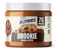 FIt Butters High Protein Nut Butter and Protein Cashew Butter, Legendary Low Carb Spread with Added Protein (Brookie)