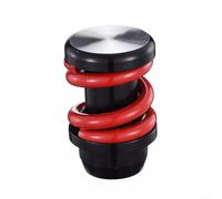 Fit Car Gear Shifter Knob Made from Metal, Adds a Touch of Style to Your Vehicle's Interior with Black & Red Colors