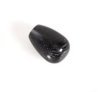 Fit Carbon Fiber Shift Knob With Short Duck Egg Shaped Ergonomic Design And Multiple Thread Adapters For Easy Replacement(Black)