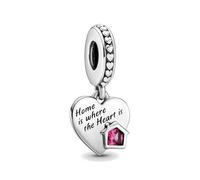 Fit Charms Bracelet Artist's Palette Love My Home Dangle Bead DIY Jewellery Making Berloque Beautiful Design