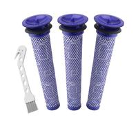 Fit Compatible With V8 Filter Replacement Compatible With Dyson V8 Animal V8 Absolute V8 Motorhead SV10 V7 Animal Fluffy Cordless Stick Vacuum Cleaner,(3pcs)