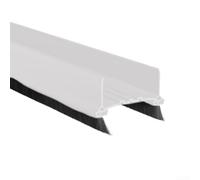 Fit Door Bottom Seal Strip Made from PVC, Perfect for Creating a Quieter Living Space (White)