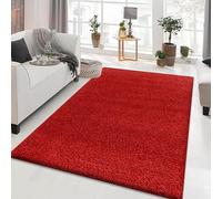Fit Even Dream Shaggy Rugs - Large Fluffy Area Rug Carpet Non-Slip Soft Modern Indoor Shaggy Floor Rug for Living Room, Bedroom, Hallway, Lounge - (Red, 120x170 cm)
