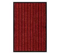 Fit Even Rubber Doormat - Outdoor & Indoor Heavy Duty Washable Non-Slip Doormat for Kitchen Garden, Inside & Outside Floor Mats, Waterproof and Dirt Trapper Entrance Rug Runner (45x75 cm, Red)