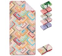 Fit-Flip Beach Towel Microfibre - Large Quick Dry Towels - Sand Free