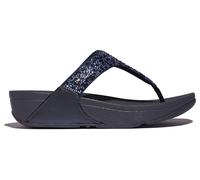Fit Flop Womens Flip Flops Lulu Toe Post Hotfix Buckle blue UK Size
