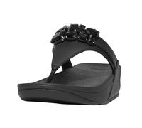 Fit Flop Women's Lulu Leather Sandals - Black - Black - 8 UK