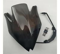 Fit For 1000 2007 2008 2009 Z750 Z750R 2007-2012 Windshield Double Bubble Windscreen Screen Wind Deflectors Screen(Gray Z750 Z750R)