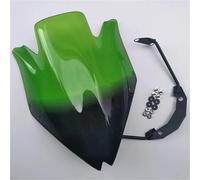Fit For 1000 2007 2008 2009 Z750 Z750R 2007-2012 Windshield Double Bubble Windscreen Screen Wind Deflectors Screen(Green Z750 Z750R)
