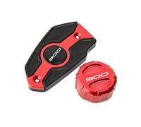 Fit For 900 2017-2022 2023 2024 Motorcycle CNC Accessories Front Brake Reservoir Fluid Tank Oil Cup Cover Protector(1Set Red)