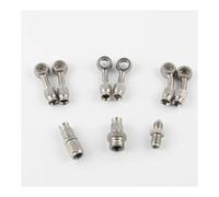 Fit for AN3 Motorcycle Motor Bike Hydraulic Brake Oil Hose Line Banjo Fitting m10x1 Stainless Steel 10mm(BJ13-45C)