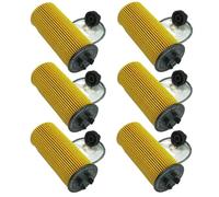 Fit For/B/M/W/ 2 F45 F46 U06 I8 X1 F48 U11 X2 F39 MINI C00per F55 F56 CLUBMAN F54 F57 COUNTRYMAN F60 8575210 Oil Filter 11428570590(6 Pcs)