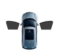 Fit For BENZ GLE 2016-2024 Double-Layer Magnetic Car Sunshade Curtain Side Window(Front 2019-2024)