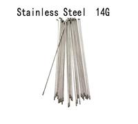 Fit For Bicycle Stainless Silver Steel Spokes 36pcs Bike Parts 14G J Bend With Nipples Many Length(180mm)