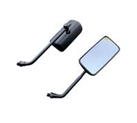 Fit For Bmw Choppers Universal Motorcycle 10mm Rectangle Rearview Mirror Custom Side Mirrors(Black)
