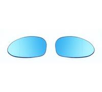 Fit For BMW E81 E87 E90 E91 RH+LH Mirror Glass Blue Heated Aspheric Anti Blind Spot