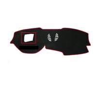 Fit For BMW X5 G05 2019-2021 Auto Dash Mat Carpet Sun Shade Rug Cushion Protector Non-Slip Car Dashboard Cover(LHD Red With HUD)