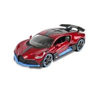 Fit for Bugatti for Divo 1:24 Sports Car Static Die Cast Vehicles Collectible Model Toys not include batteries(Red)