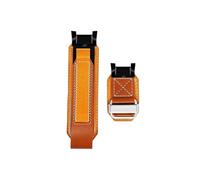 Fit for Casio G-SHOCK Big Mud King GWG-B1000 GWG-1000 GWG-2000 Modified Retro Genuine Leathe Watch band(Brown white,For GWG-2000)
