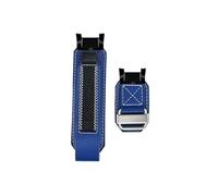 Fit for Casio G-SHOCK Big Mud King GWG-B1000 GWG-1000 GWG-2000 Modified Retro Genuine Leathe Watch band(Blue white,For GWG-B1000)